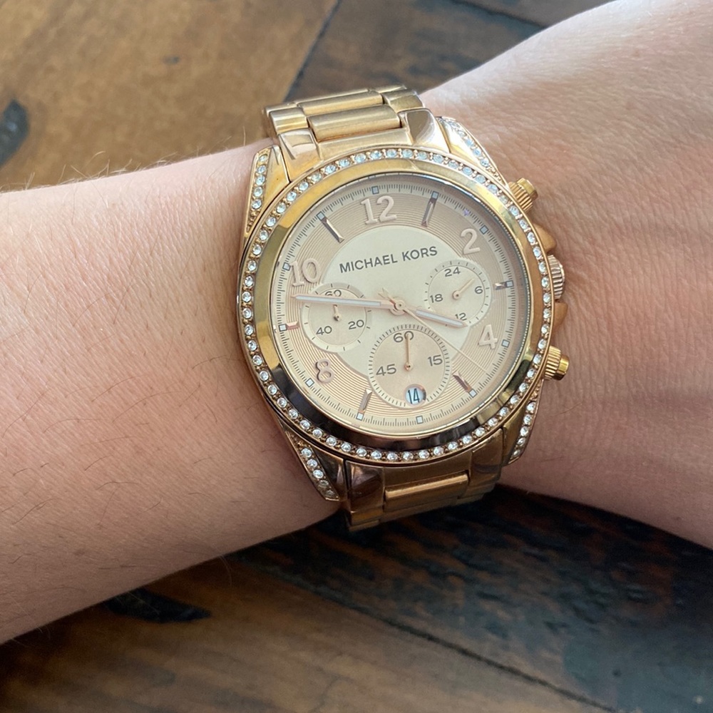 Rose Gold Michael Kors watch!